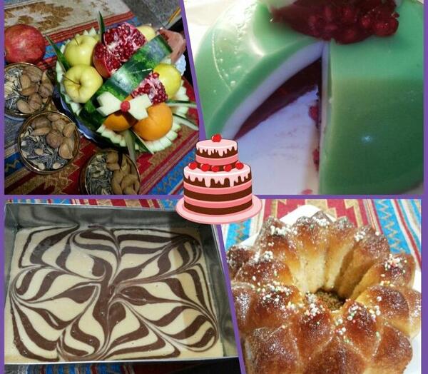 عکس سه نفره یلدا