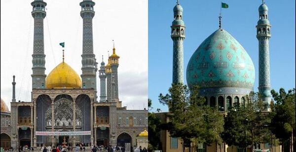 عکس حرم حضرت معصومه و جمکران