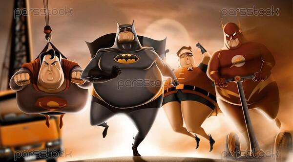 عکس بتمن سه بعدی
