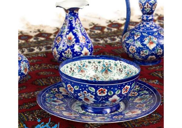 عکس نقاشی ظرف گل