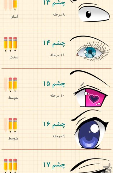 عکس نقاشی کودکانه چشم