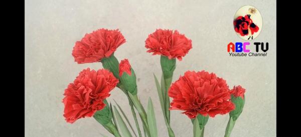 عکس نقاشی گل میخک