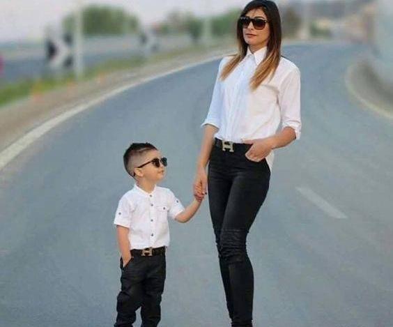 عکس مادر پسر پروفایل