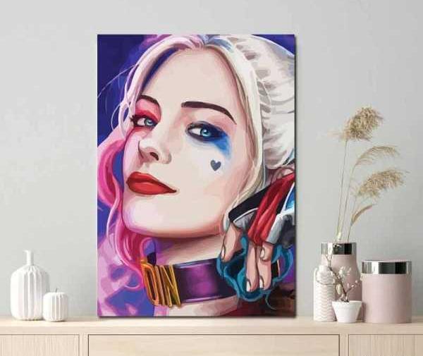 عکس طرح نقاشی هارلی کویین