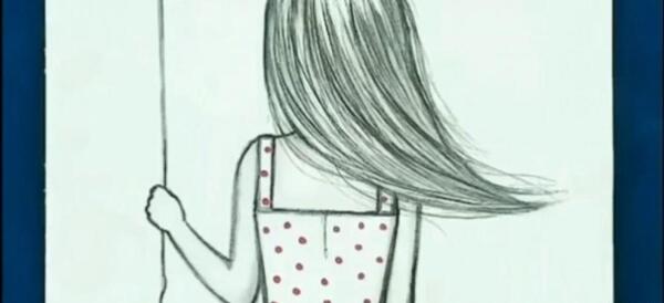 عکس نقاشی ساده دختر