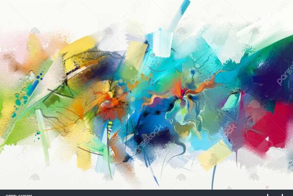 عکس نقاشی مدرن گرافیکی