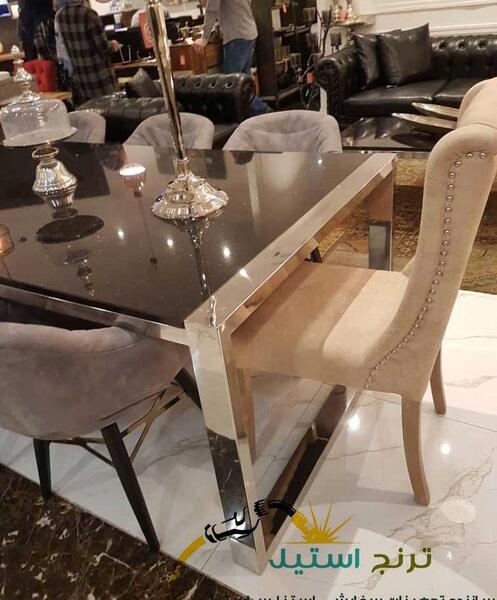 عکس میز ناهار خوری هشت نفره