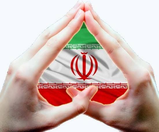 ژست عکس با پرچم ایران