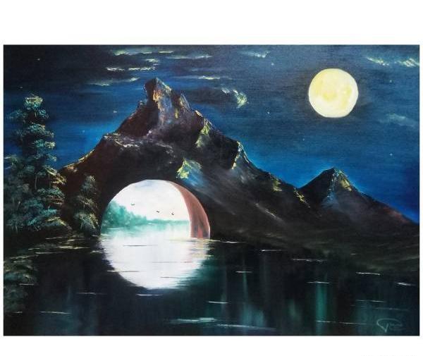 عکس طرح نقاشی شب