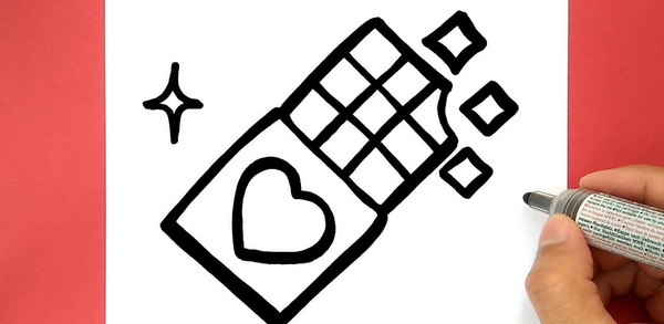 عکس نقاشی ساده شکلات