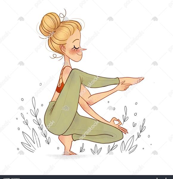 عکس نقاشی فانتزی یوگا