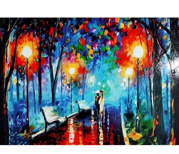عکس نقاشی مدرن پاییز