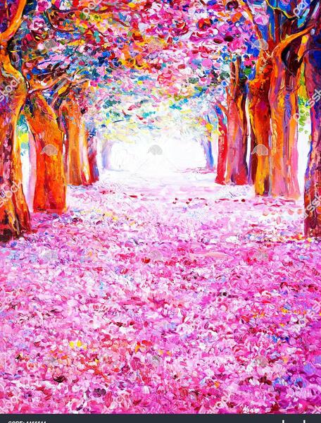 عکس نقاشی مدرن پاییز
