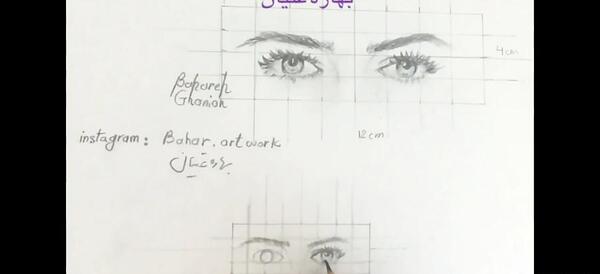 عکس صفر تا صد نقاشی سیاه قلم