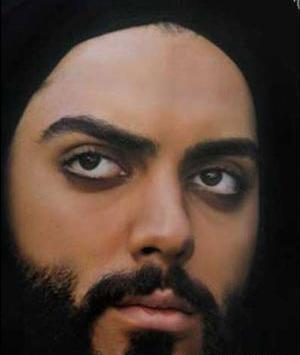 عکس نقاشی صورت حضرت عباس