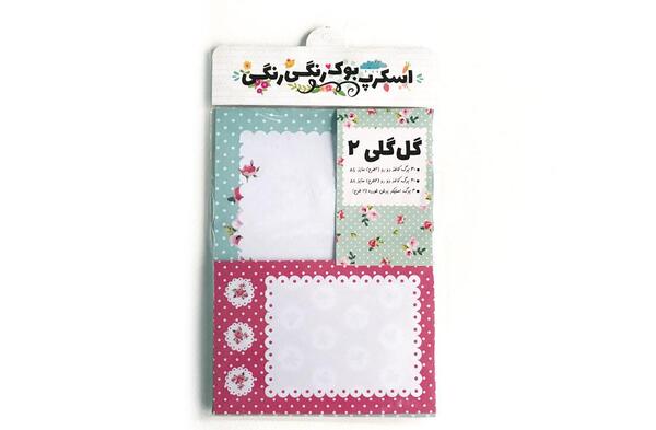 عکس نقاشی گل اسکرپ بوکی
