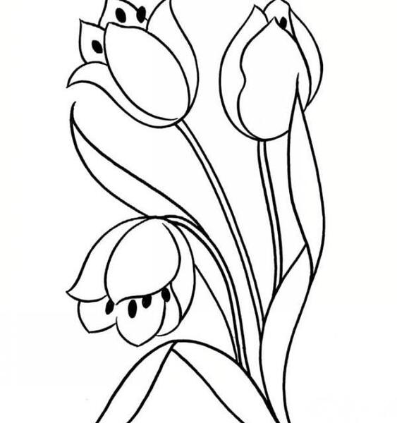 عکس طرح گل برای نقاشی کودکانه