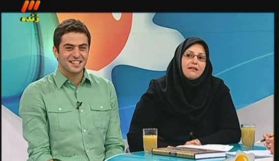 عکس مادر علی ضیا مجری