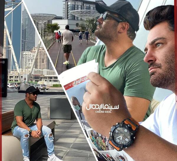 عکس دبی محمدرضا گلزار