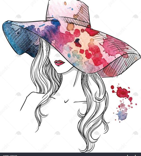 عکس نقاشی طرح دختر