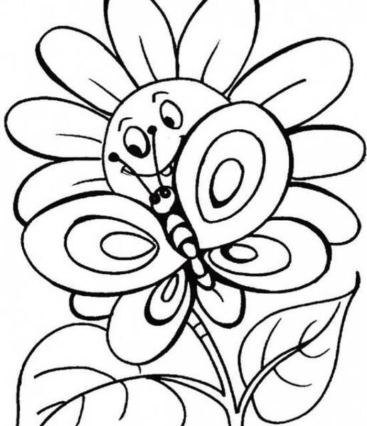 عکس نقاشی گل عروسکی
