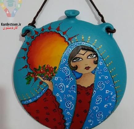 عکس طرح نقاشی ساده با گواش