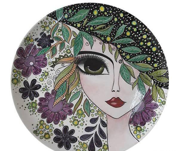 عکس نقاشی و طرح روی سفال