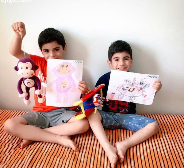 عکس نقاشی کودکانه نقاشی کودکانه