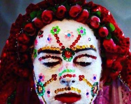 عکس نقاشی صورت عروس