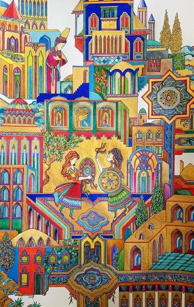 عکس نقاشی مدرن نگارگری