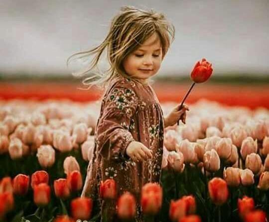 عکس طرح نقاشی کودکانه دختر بچه