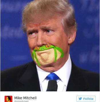 عکس نقاشی صورت قورباغه