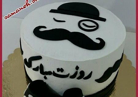 عکس کیک روز مرد ساده