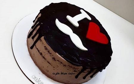 عکس کیک روز مرد ساده