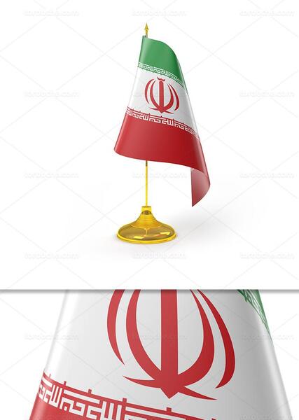 عکس پرچم ایران رومیزی