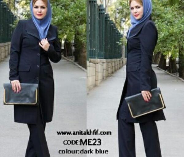عکس مانتوی چاکدار