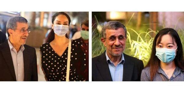 عکس احمدی نژاد دبی