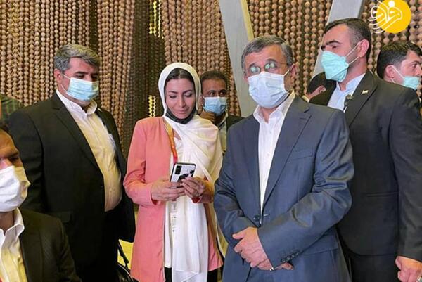 عکس احمدی نژاد دبی