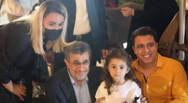 عکس احمدی نژاد دبی