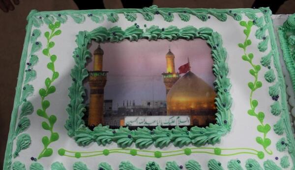 عکس کیک ولادت امام حسین
