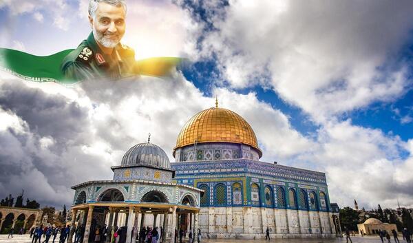 عکس نوشته روز قدس و سردار سلیمانی