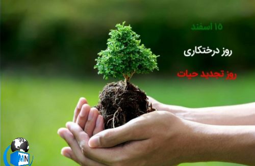 عکس روز درختکاری دانش آموزان