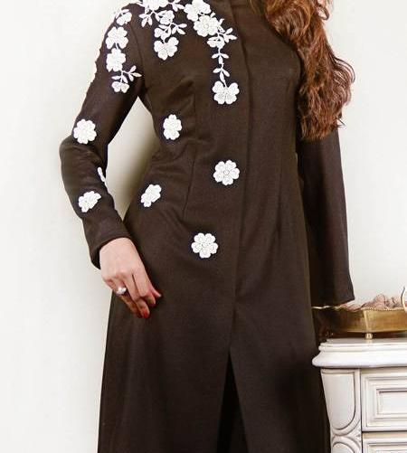 عکس مانتوی گلدوزی شده
