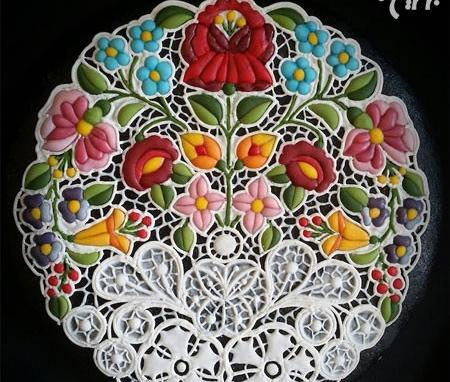 عکس مانتوی گلدوزی شده