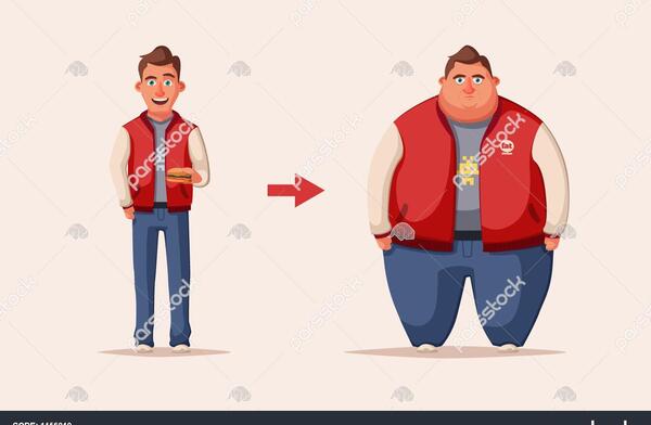 عکس شخصیت کارتونی چاق