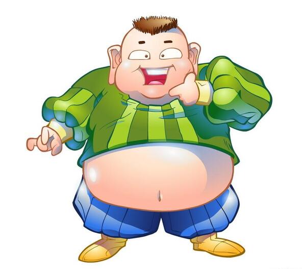 عکس شخصیت کارتونی چاق
