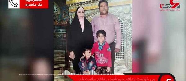 عکس همسر محمد باقر منصوری ودخترش