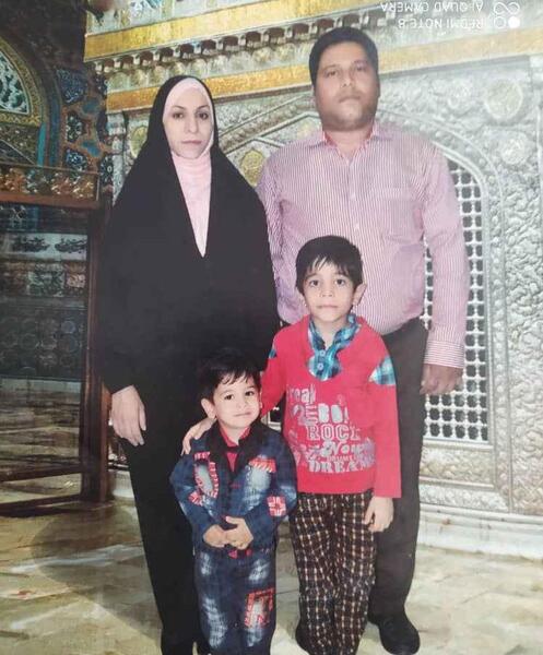 عکس همسر محمد باقر منصوری ودخترش