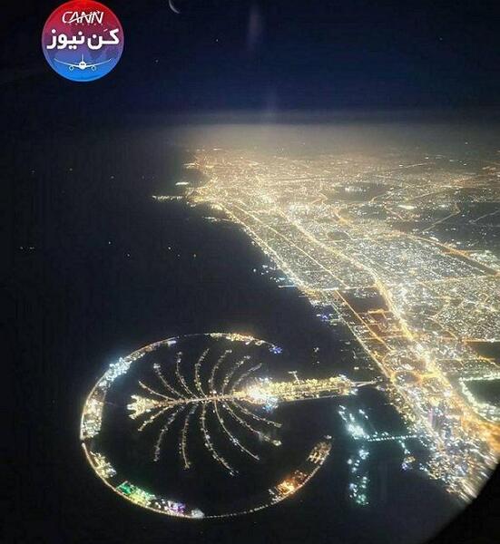 عکس دبی شب