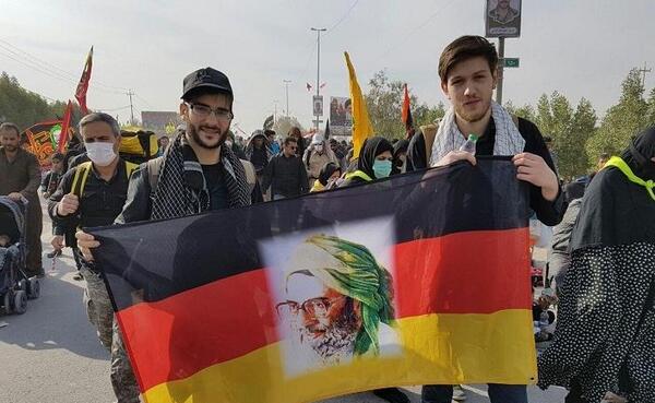 عکس پرچم ایران آلمان